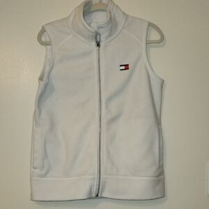 Tommy Hilfiger Ivory Fleece Vest